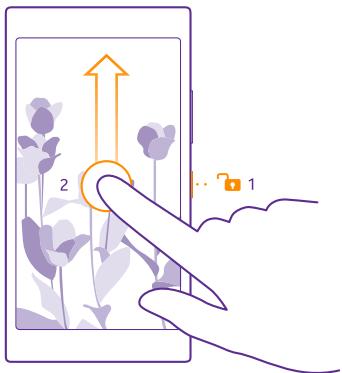 MICROSOFT N97 - Déverrouiller les touches et l'écran - 1