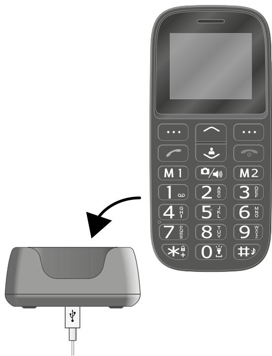 OLYMPIA BELLA - Charging the battery, charging cradle - 1