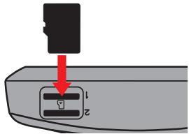 MIO MIVUE C310 - Insertion de la carte mémoire - 1