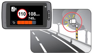 MIO MIVUE 608 - Alertes de vitesseamera - 1