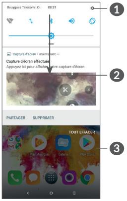 Bougues Telecom (0: 08:31) Capture d'écran • maintenant Capture d'écran effectuate Appuyez ici pour afficher une capture d'écran PARTAGER SUPPRIMER TOUT EFFACIER