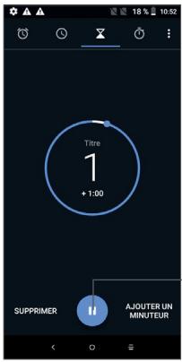 Titre 1 + 1:00 SUPPRIMER AJOUTER UN MINUTEUR