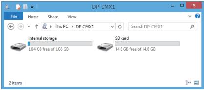 ONKYO GRANBEAT - Tap "File transfers". - 2