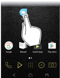 ONKYO GRANBEAT - ■ Deleting shortcuts and widgets - 1