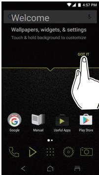 ONKYO GRANBEAT - This completes the initial settings - 1