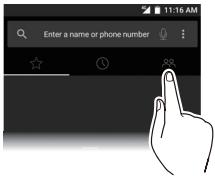 ONKYO GRANBEAT - Register contacts as favorites - 1