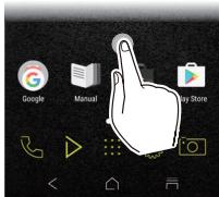 ONKYO GRANBEAT - ■ Changing the wallpaper in the home screen - 1