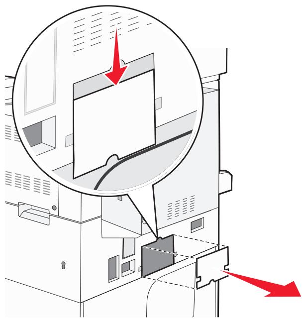 LEXMARK M1145 - Retrait des tiroirs optionnels - 3