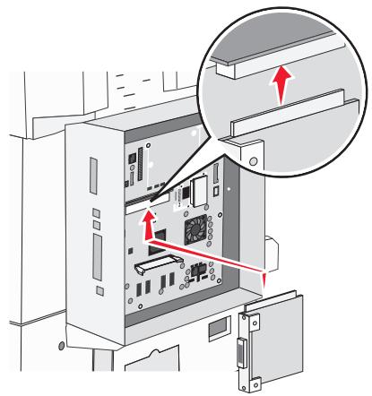 LEXMARK M1145 - Installation d'un serveur d'impression interne ou d'une carte d'interface de port - 3