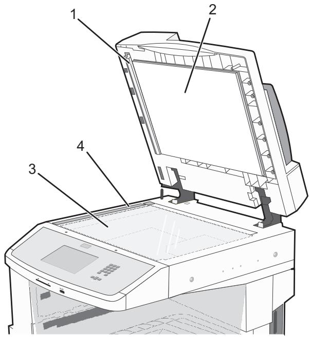 LEXMARK M1145 - Nettoyage de la vitre du scanner - 1