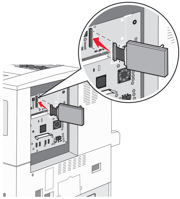 LEXMARK M1145 - Installation d'un disque dur sur l'imprimante - 4