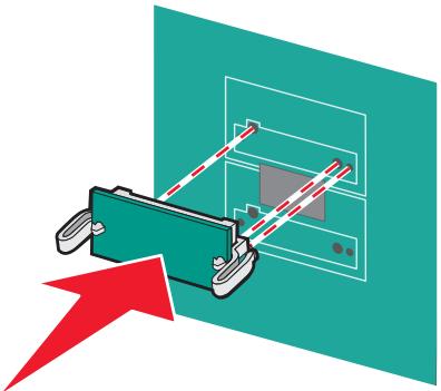 LEXMARK M1145 - Installation d'une carte mémoire flash ou d'une barrette microcode - 3