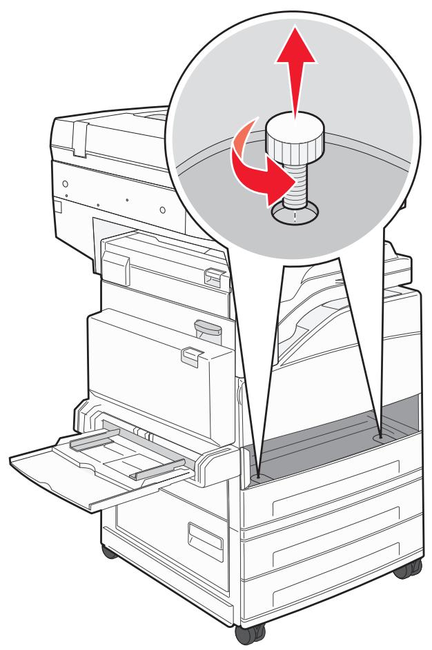 LEXMARK M1145 - Retrait des tiroirs optionnels - 1