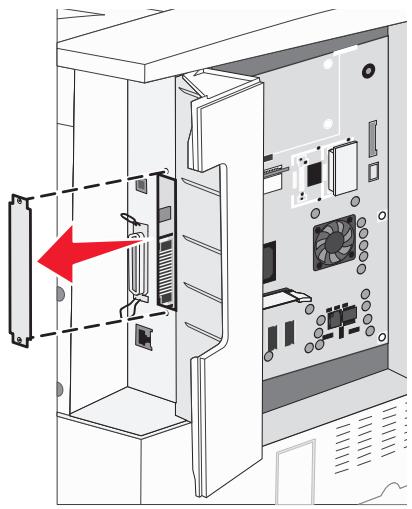 LEXMARK XM1140 - Installation d'un serveur d'impression interne ou d'une carte d'interface de port - 2