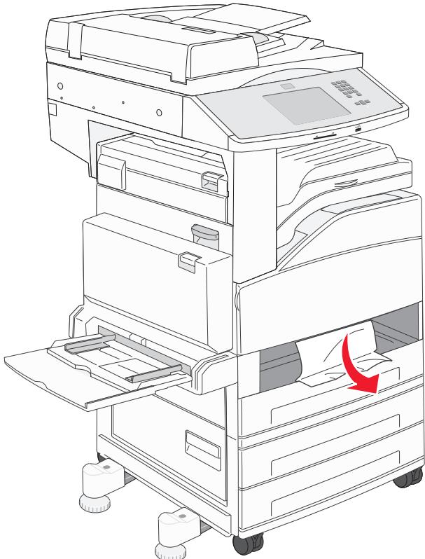 LEXMARK XM1140 - Bourrage dans le tiroir 1 - 2