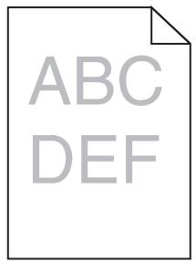 LEXMARK X860DE  -  X862DE -  X864DE - Impression trop claire - 1