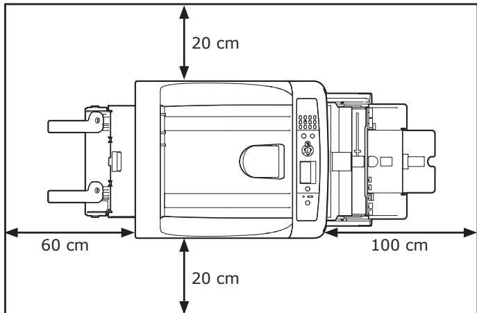 OKI MC780DFN - Emplacement - 1