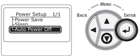 OKI MC780DFN - Configuration du mode arrêt automatique - 6