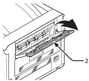 OKI MC780DFN - Utilisation du bac de sortie arrêté - 2