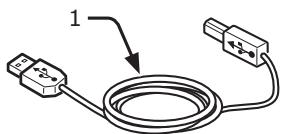 OKI MC780DFN - Connexion d'un câble USB - 1