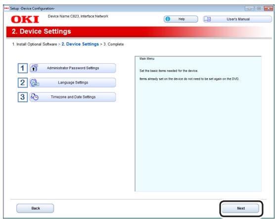 OKI ES6412DN - Cliquez sur [Suivant]. - 1