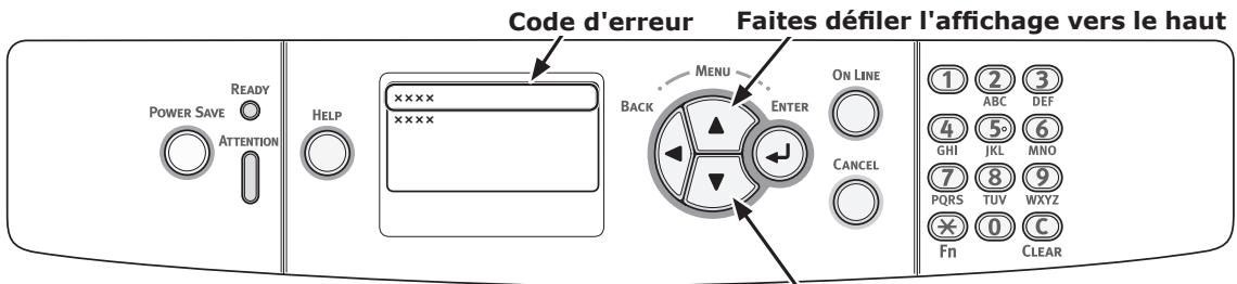 OKI ES6412DN - - Lorsqu'un message de remplacement des consommables ou de maintenance de l'appareil s'affiche - 2