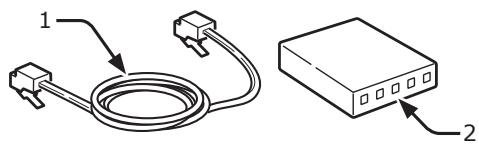 OKI ES6412DN - Connexion d'un câble Ethernet - 1