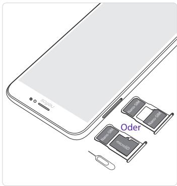 TP-LINK NEFFOS Y5 - Karten einlagen - 1
