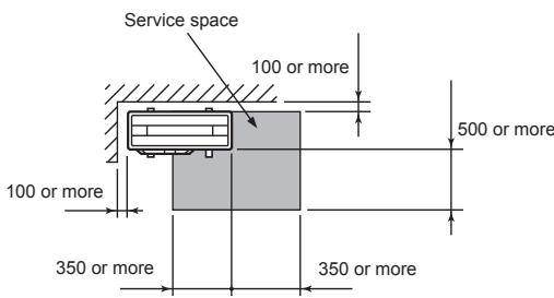 MITSUBISHI MSZ-HJ35VA - Service space - 1