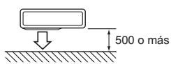 MITSUBISHI MXZ-4E83VA - Obstáculos solamente por la parte frontal (ventilación) — - 1