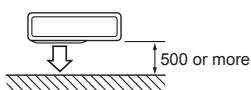 MITSUBISHI MXZ-4E83VA - Obstacles in front (blowing) only - 1