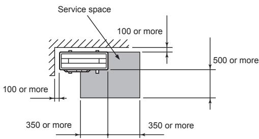 MITSUBISHI MXZ-4E83VA - Service space - 1