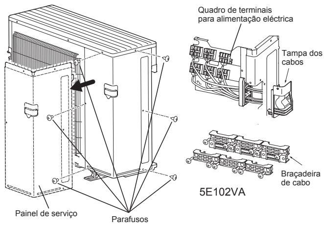 MITSUBISHI MXZ-4E83VA - 2-2. LIGAÇÃO DOS FIOS PARA A UNIDADE EXTERIOR - 1