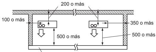 MITSUBISHI MXZ-4E83VA - Obstáculos por la parte frontal, trasera y en los lados — - 1