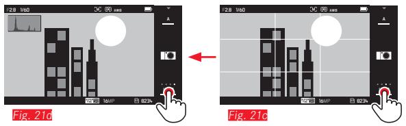 LEICA T SYSTEM - Barre d'outils de droite Fig.18a/b - 8