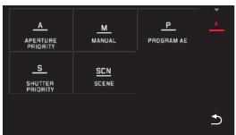 LEICA T SYSTEM - Sélection du menu principal Fig. 25a-c - 2