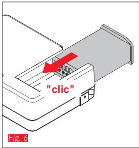 LEICA T SYSTEM - Affichage de I'etat de charge Fig.10 - 1