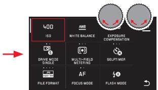 LEICA T SYSTEM - Remarques générales sur la commande des menus - 5