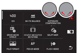 LEICA T SYSTEM - Remarques générales sur la commande des menus - 1