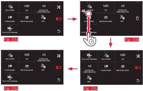 LEICA T SYSTEM - Ajout d'options de menu Fig.32a-d - 1