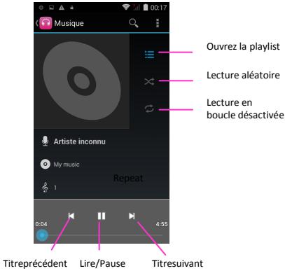 HAIER L55 - Appuyez sur lecteur de musique. - 2