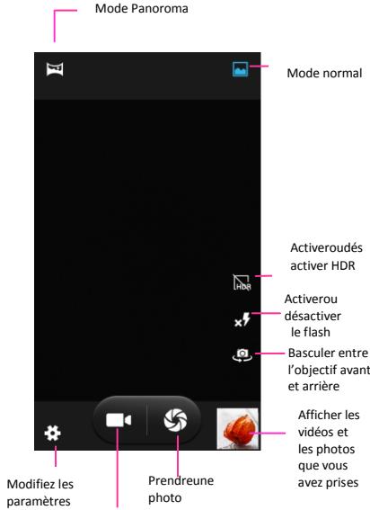 HAIER L55 - Prendre des photos et enregistrer des videoteos - 1