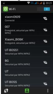 HAIER L55 - Connection au réseau Wi-Fi - 1