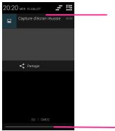 HAIER L56 - Bardestat et notifications - 1
