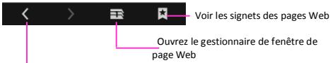 HAIER L56 - Navigation sur les pages web - 3