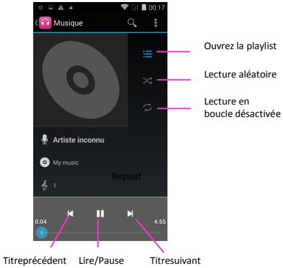 HAIER L56 - Appuyez sur lecteur de musique. - 2