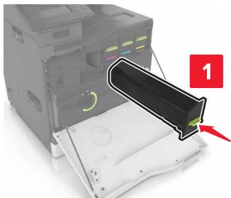 LEXMARK CS820DE - CS827DE - Remplacement d'une cartouche de toner - 3