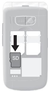 OLYMPIA STYLE  -  STYLE PLUS - Inserting the MicroSD Memory Card - 1