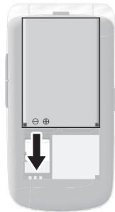 OLYMPIA STYLE  -  STYLE PLUS - Inserting the Battery - 1