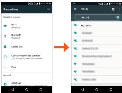 LISTO SP402 - ACTIVER / DÉSACTIVER LE WI-FI - 1